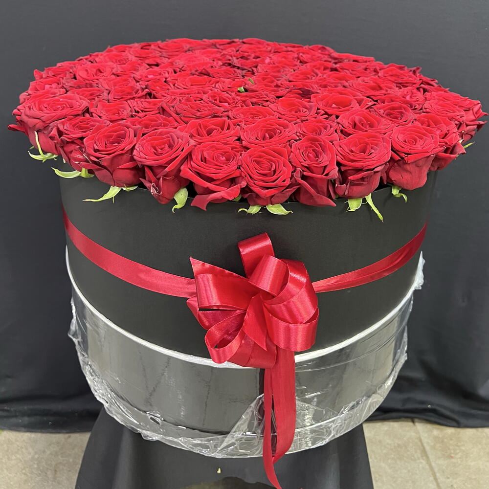 🌹101 КРАСНАЯ РОЗА В КОРОБОЧКЕ🌹